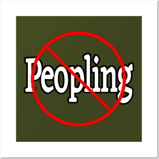 🚫 Peopling - Misanthropic - Back Posters and Art